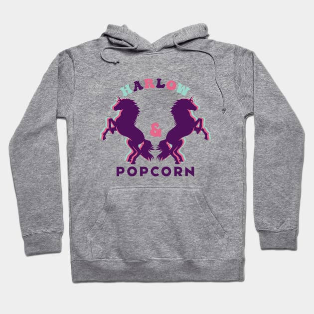 Harlow And Popcorn Hoodie by Selva_design14